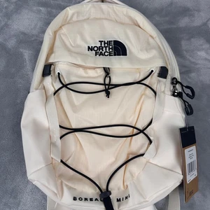 Mini mochila Gardenia blanca/TNF negra NPF The North Face nueva con etiquetas The North Face Borealis para mujer - Imagen 1 de 4