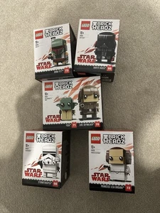 Lego brickheadz Star Wars 41619, 41620, 41627,41628,41629 Paquete, Nuevo y Precintado - Imagen 1 de 14