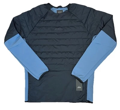 Oakley Mens Crewneck Quilted Utility  Jacket Navy Small Lightweight NWT - Image 1 of 4