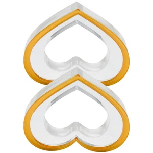 2 Pcs Rond De Serviette Porte-serviette Invité Décors Serviettes - Afbeelding 1 van 12
