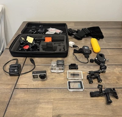 GoPro Hero 4 Bundle – Camera, Battery, Case & A Lot of Accessories! Excellent! - Image 1 of 4