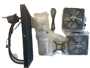 Corsair iCUE H100i RGB Pro XT 240mm CW-9060043-WW FOR PARTS - Photo 1/16