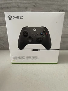 Official Microsoft Xbox Series X/S Wireless Controller Carbon Black USB-C Cable - Picture 1 of 3