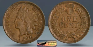 1896 Indian Head Cent, Penny, Brilliant Uncirculated, Ryan's Rare Coins, C8465 - Picture 1 of 4