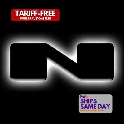 Oracle Lighting 3141-N-001, One Black Plastic Illuminated Led Letter-N Performan - Imagem 1 de 4