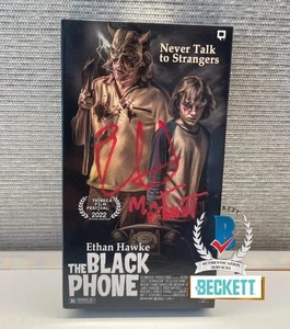 Ethan Hawke Signed VHS Tape The Black Phone Beckett COA * - Picture 1 of 4