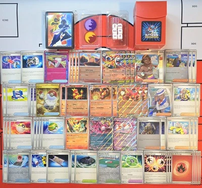 Mega Camerupt Ex & Volcanion Ex - Pokémon TCG - OutTheBoxTCG Custom Meta Decks - Image 1 of 4