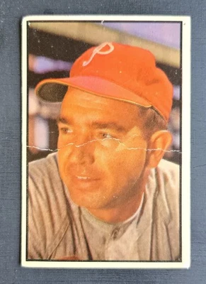 1953 Bowman Color #133 Willie Jones (Hight #) - Phillies - lower grade - Image 1 of 2