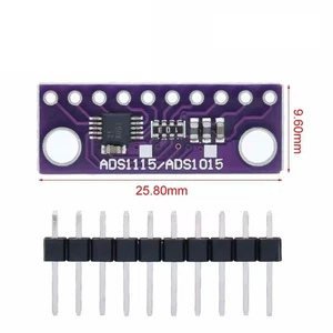 12 Bit I2C 4 CH ADS1015 GY-ADS1115-MM Modul ADC AD-Wandler für Arduino Raspberry - Bild 1 von 1