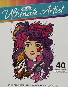 RoseArt Ultimate Artist 40 Page Coloring Book (FCB30) - Picture 1 of 2