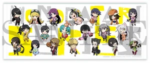 MONOGATARI series SHAFT Official Anniversary Face Towel Bakemonogatari Ghostory - Picture 1 of 3