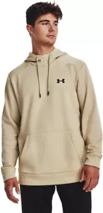 Under Armour UA Men's 2XL Fleece Twist Hoodie Sweatshirt Khaki 1373354-289 $60 - Picture 1 of 9