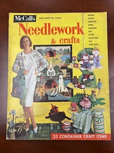 Vtg McCalls 60s Needlework Magazine, Knitting, Crochet. Embroidery, Sewing 1964 - Picture 1 of 10
