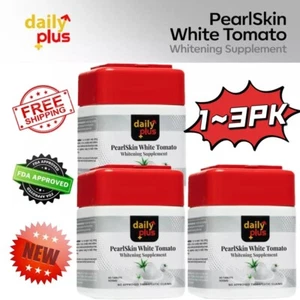 PearlSkin White Tomato | 6-in-1 Skin Perfection | 1-3pk Daily Plus Formula NEW - Bild 1 von 8
