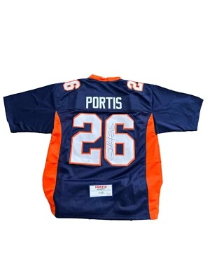 CLINTON PORTIS DENVER BRONCOS SIGNED AUTOGRAPH CUSTOM NFL JERSEY TRISTAR COA - Image 1 of 4