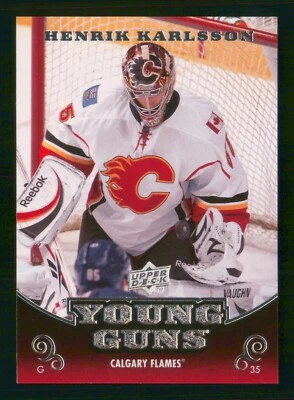 HENRIK KARLSSON RC YOUNG GUNS 2010-11 UPPER DECK 10-11 NO 209      0243 - Image 1 of 2
