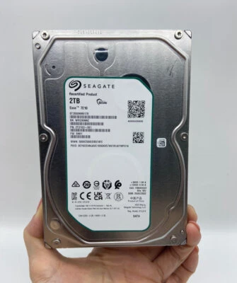 Seagate Exos 7E10 ST2000NM017B 2 TB SATA 6Gb/s 3.5" 7200 RPM Hard Drive - Image 1 of 4