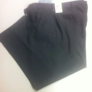 Perry Ellis Pants Slacks 40 / 30 Nwt Grey Charcoal Classic Fit New Dress  - Picture 1 of 11