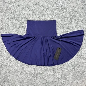 Cutie's Fashion Skirt Girls 4 Navy Flare High Waist Built In Shorts Polyester - Picture 1 of 8