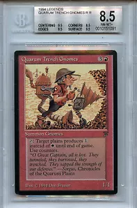 MTG Legends Quarum Trench Gnomes BGS 8.5 NM-MT+ card 1091 - Picture 1 of 2