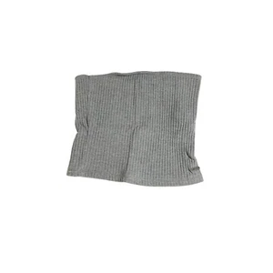 Hollister Womens XS Strapless Tube Top Gray Ribbed Stretch Casual Summer - Picture 1 of 5