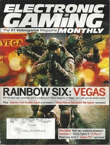 Electronic Gaming Monthly Magazine April 2006 Rainbow Six Vegas Ghost Recon - Picture 1 of 2