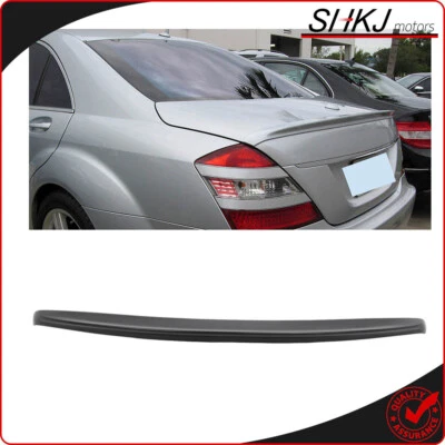 Fit For 2007-13 Mercedes Benz W221 S550 S600 S65 S63 Trunk Spoiler Wing Foto 1 de 4