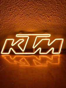 Neón KTM naranja. Medidas 42 cm x 15 cm. - Imagen 1 de 5