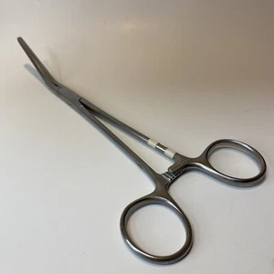 Pilling 342804 Angled 9" Long Bronchus Clamp USA - Picture 1 of 5