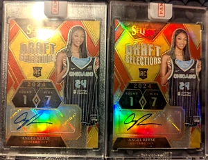 2024 Panini Draft Selection Angel Reese Red RC Autos + 4 Extras (Brink, Cardoso) - Bild 1 von 6