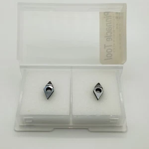 2PC DCGT070204 PCD polycrystalline diamond Used for Aluminum INSERT carbide bits - Picture 1 of 6