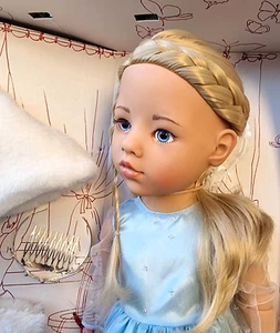 Götz Künstlerpuppe Sophia on Ice Sign.Edit. 2022 Glasaugen Happy Kidz Puppe Doll - Bild 1 von 19