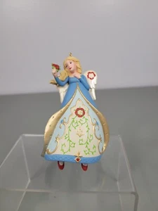 Hallmark Angels Around The World 2013 Inghilterra #3 In Serie Abito Blu 4" - Foto 1 di 6