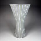 Dmler & Breiden Keramik Vase 1303-27 Trompetenvase gestreift MCM WGP H 27 cm