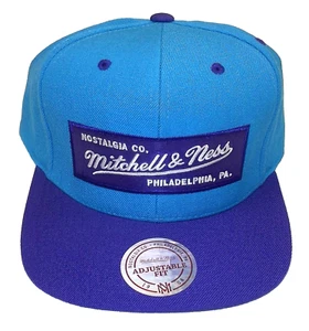 Mitchell & Ness Flat Brim Snapback Hat - Osfa - Picture 1 of 2