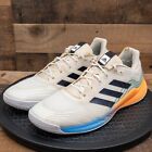 ADIDAS NOVAFLIGHT MENS ATHLETIC SHOES VOLLEYBALL LOW WHITE ORANGE SIZE 14