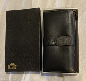 Bugatti Women’s Black Leather Wallet Billfold BK226 w/ Zip Pouch *Lynn MA *NEW - Picture 1 of 12