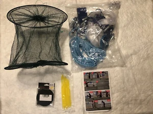 Neween Cast Net, Mesh Sz 3/8in Netting Monofilament Sinker Heavy Duty Zinc Style - Picture 1 of 24