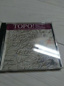 Topo Lake Tahoe and Surrounding Wilderness and Ski Areas Interactive Maps on... - Picture 1 of 7