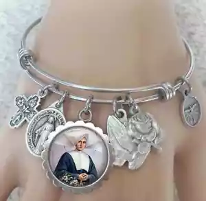 Bracciale Santa Caterina Labouré, Visionario Mariano, Medaglia Miracolosa - Foto 1 di 12