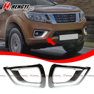 Set For Nissan Navara NP300 D23 15-19 White LED DRL Daytime Running Light Lamp - Picture 1 of 9