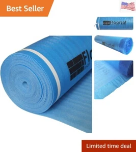Blue Flooring Underlayment with Moisture Barrier for Laminate and Hardwood Fl... - Picture 1 of 6