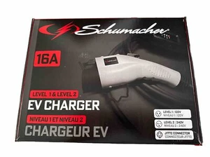 Schumacher Electric SC1455 EV Battery Charger 28FT Level 1 & 2 3.8kW Max #4553 - Picture 1 of 3