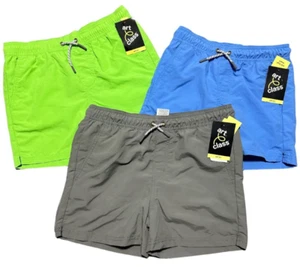 NEW Boy's Art Class Mid-Thigh Length Pull On Swim Trunks Drawstring UPF 50+ - Picture 1 of 10