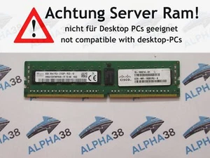 SK Hynix 8 GB DDR4-2133 PC4-17000P-R (DDR4-2133) HMA41GR7MFR4N-TF CL15 12 V - Picture 1 of 1