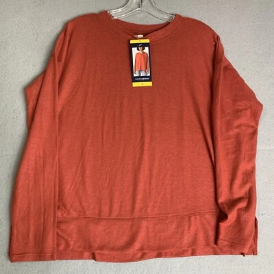 Lucky Brand Sweatshirt Womens S Canyon Rose Cozy Basic Loungewear Everyday - Image 1 of 4