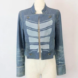 VIVIENNE WESTWOOD Anglomania Denim Napoleon Jacket Used Size 38 M Japan RARE - Picture 1 of 20