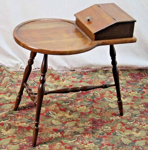 Vintage Cherrywood Cobblers Table Refurbished & Refinished Cover