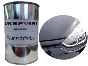 2 Liter Wasserbasislack spritzfertig geeignet für Renault GNE Schwarz Metallic - Imagen 1 de 1