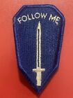 Vietnam War - 1980s Follow Me Infantry School SSI Patch  (R)